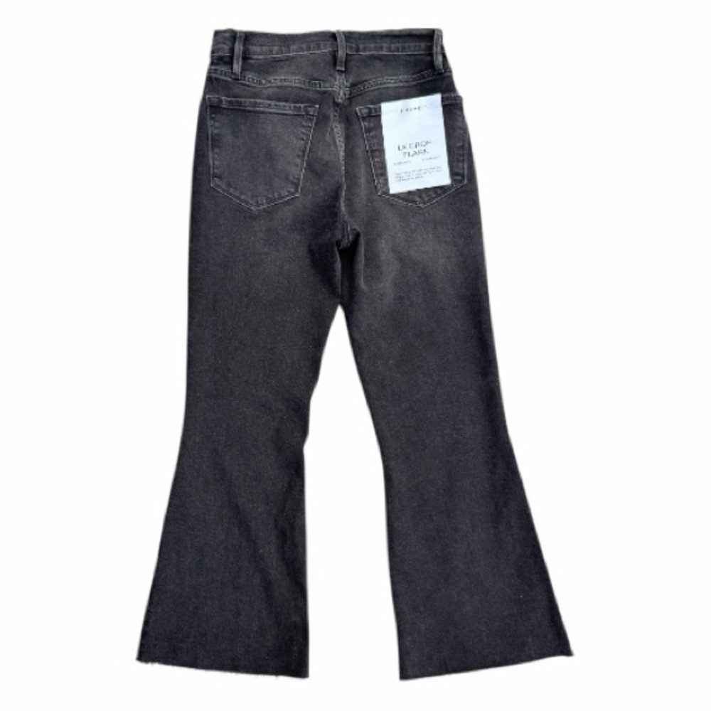 Frame Denim Le Crop High Rise Cropped Raw Edge Flared Women’s Jeans Size 26 NEW - Picture 10 of 14